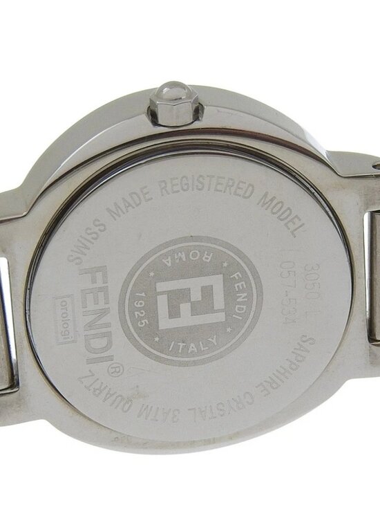 FENDI Olologi Watches 3050L OrangeDial Stainless Steel Quartz Analog displ... main image 11